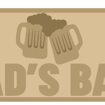 3mm mdf Layered Sign - DADS BAR