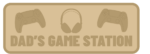 3mm mdf Layered Sign - DAD'S GAME STATION