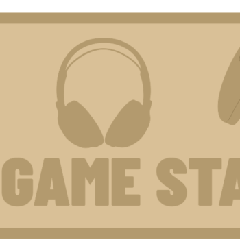 3mm mdf Layered Sign - DAD'S GAME STATION