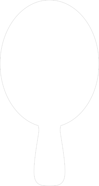 Acrylic Oval Paddle