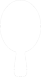 Acrylic Oval Paddle