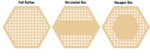 3mm mdf Rattan Hexagon - 3 designs - with name