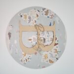 Printed Atlas Circle with Letter and Name