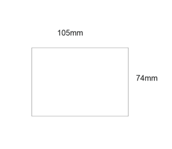Acrylic Sheet - A7 Size (105x74mm)