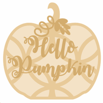 18mm New Layered Plump Pumpkin with name - Moroccan Design 1