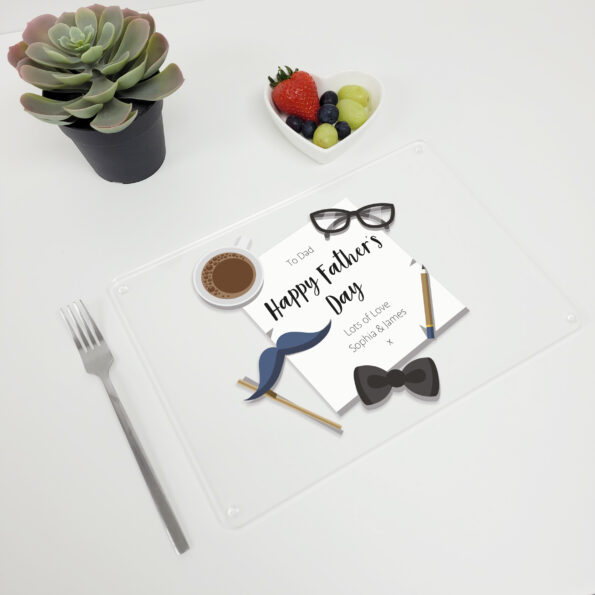 Printed Acrylic Place Mat - Note