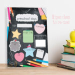 Printed New School Year Photo Prop