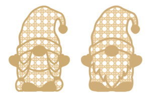 3mm Layered Rattan Gnome/Gonk