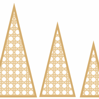 3mm mdf Layered Rattan Tree (singles)