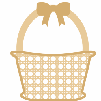 3mm mdf Layered Rattan Basket