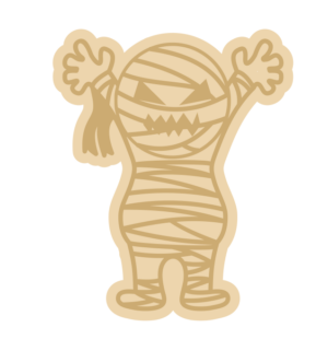 3mm mdf Layered Mummy