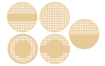 4mm Oak Veneer Rattan Circle – 5 designs – with mdf name