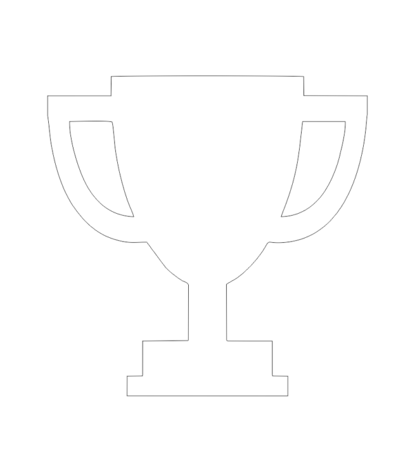 10mm Thick Acrylic Trophy