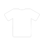 10mm Thick Acrylic T Shirt Shape