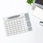 Clear Splash Design Acrylic Weekly Planner