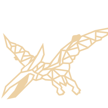 3mm mdf Geometric Pterodactyl