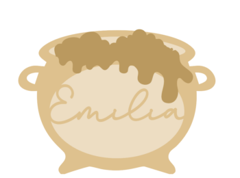 3mm mdf Personalised Layered Cauldron Bauble