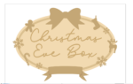 3mm mdf Layered Christmas Eve Box Topper