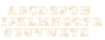 3MM MDF Football Theme Letters