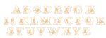 3MM MDF Football Player Theme Letters