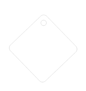 3mm Large Acrylic Baby on Board Squares for Car windows