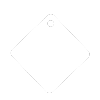 3mm Large Acrylic Baby on Board Squares for Car windows