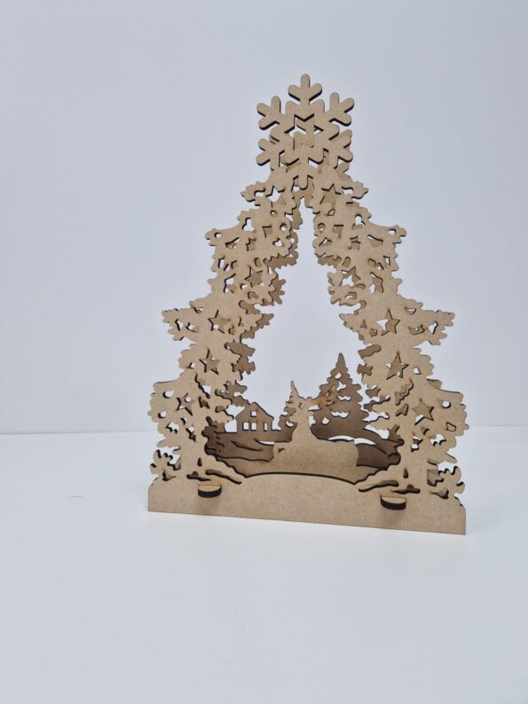 4mm Double Layer Tree Kit with deer and tree insert