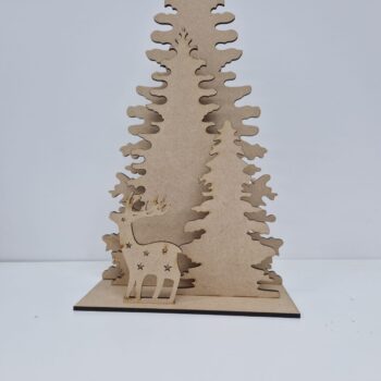 4mm Tall Trees and deer stand