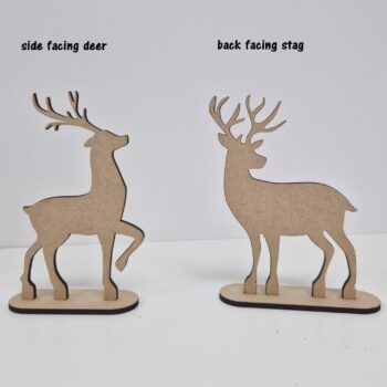 4mm mdf Deer (2 designs)