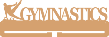 4mm mdf Male Gymnastics Medal Hanger (pommel)