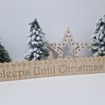 Snowman Sleeps Until Christmas Advent Calendar