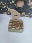 18mm mdf Personalised Santa Hat Letter Coin Advent Calendar