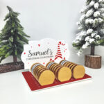Acrylic Printed Advent Chocolate Coin Holder - Gnome/Gonk Design
