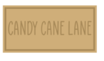3mm + 3mm mdf Layered Candy Cane Lane Sign