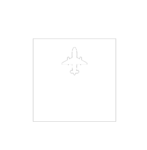Acrylic Front for Ikea Frame – Airplane Cut Out
