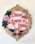 3mm mdf Once Upon A Time Circle Plaque