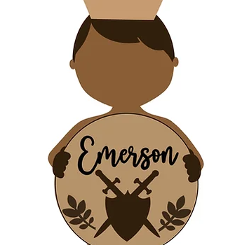 3mm mdf Prince Holding Name Plaque