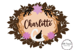 3mm mdf Oval Woodland Name Plaque