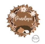 3mm mdf Woodland Leaves Name Plaque