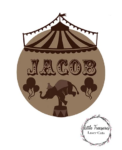 3mm mdf Circus Circle Name Plaque