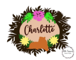 3mm mdf Layered Oval Jungle Name Plaque