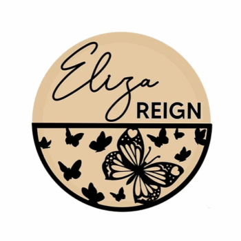 3mm mdf Half Butterfly Name Plaque