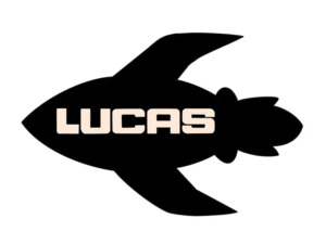 3mm mdf Rocket Name Plaque