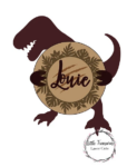 3mm mdf T-Rex Holding Name Plaque