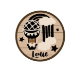 3mm mdf Animal Hot Air Balloon Circular Version