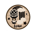 3mm mdf Animal Hot Air Balloon Circular Version