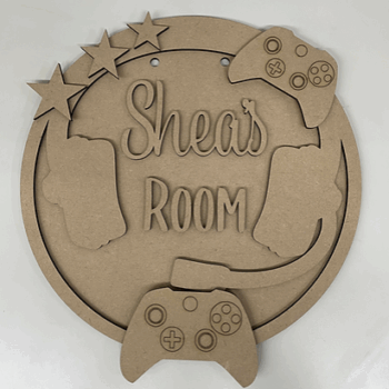 3mm mdf Gaming Plaque