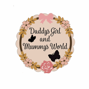 3mm mdf Daddys Girl & Mummys World Plaque
