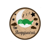 3mm mdf Shh Sleepysaurus Plaque