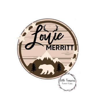 3mm mdf Multi-Names Mountain Plaque